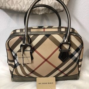 Authentic Burberry Bowling bag